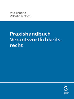cover image of Praxishandbuch Verantwortlichkeitsrecht